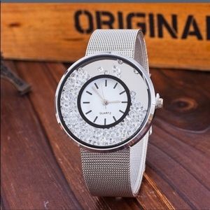 Stainless steel mesh watch